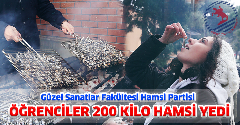 Öğrenciler 200 Kilo Hamsi Yedi
