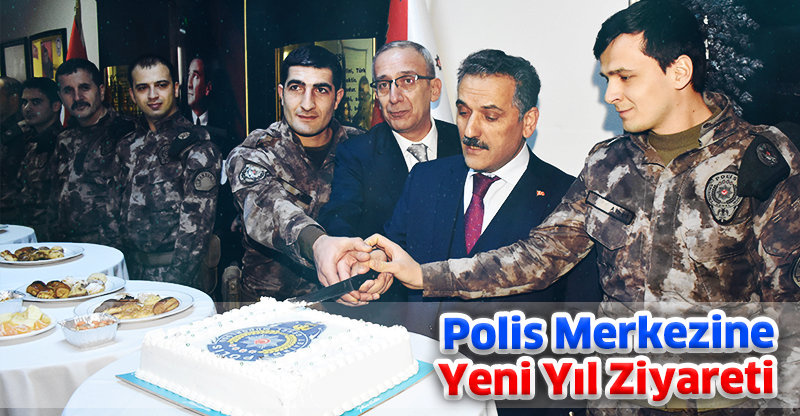 Polis Merkezine Yeni Yıl Ziyareti