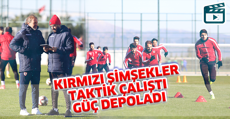 KIRMIZI ŞİMŞEKLER TAKTİK ÇALIŞTI  GÜÇ DEPOLADI