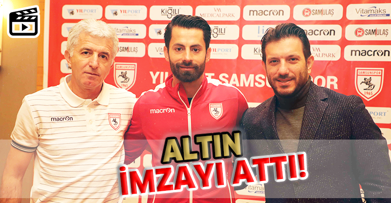 ALTIN İMZAYI ATTI