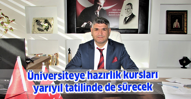 Üniversiteye hazırlık kursları yarıyıl tatilinde de sürecek