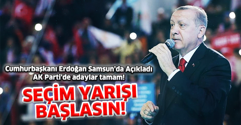 SEÇİM YARIŞI BAŞLASIN!