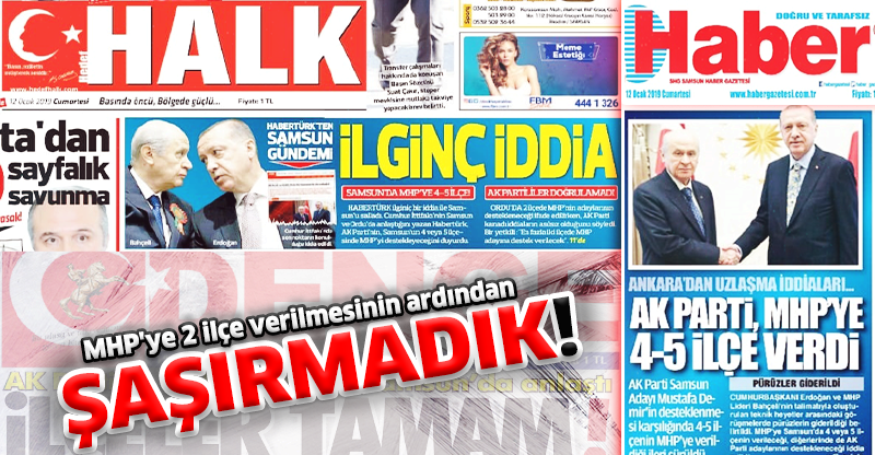 ŞAŞIRMADIK!