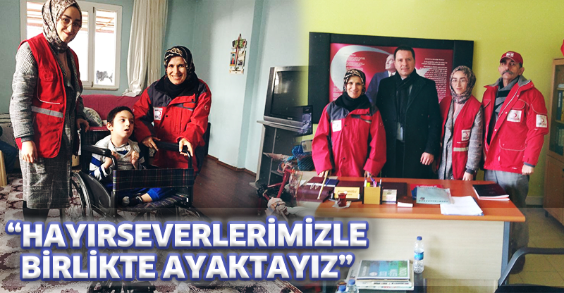 HAYIRSEVERLERİMİZLE BİRLİKTE AYAKTAYIZ