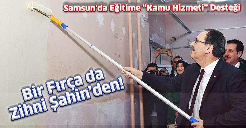 Samsun'da Eğitime 'Kamu Hizmeti' Desteği