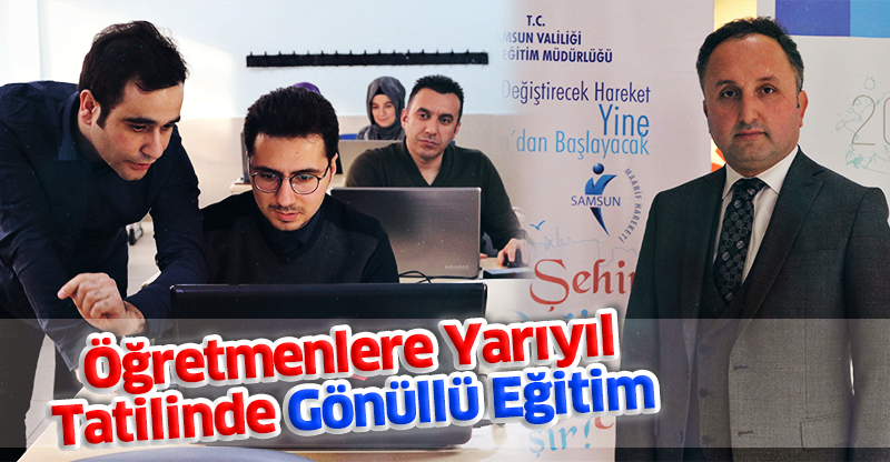 Öğretmenlere Yarıyıl Tatilinde Gönüllü Eğitim