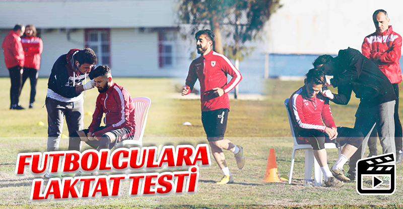 FUTBOLCULARA LAKTAT TESTİ