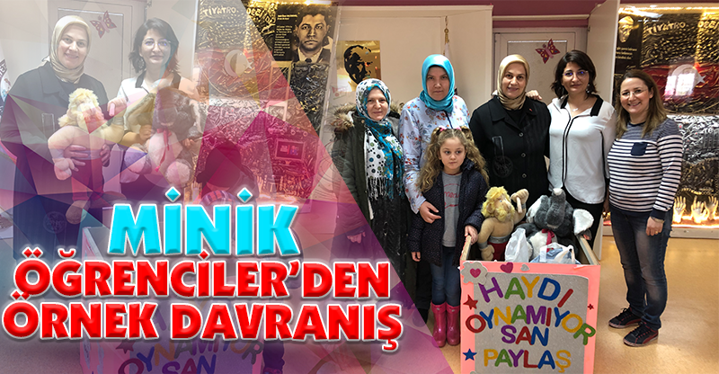 MİNİK ÖĞRENCİLER’DEN ÖRNEK DAVRANIŞ