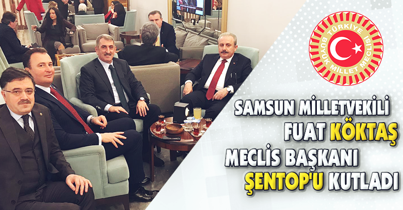 MİLLETVEKİLİ KÖKTAŞ MECLİS BAŞKANI ŞENTOP'U KUTLADI