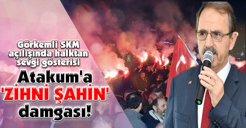 Görkemli SKM açılışında halktan sevgi gösterisi