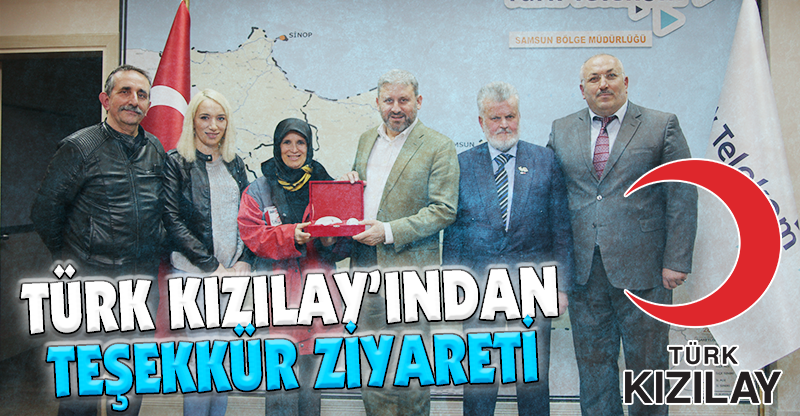 TÜRK KIZILAY’INDAN TEŞEKKÜR ZİYARETİ