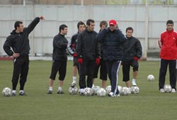 Çift antrenman yaptılar