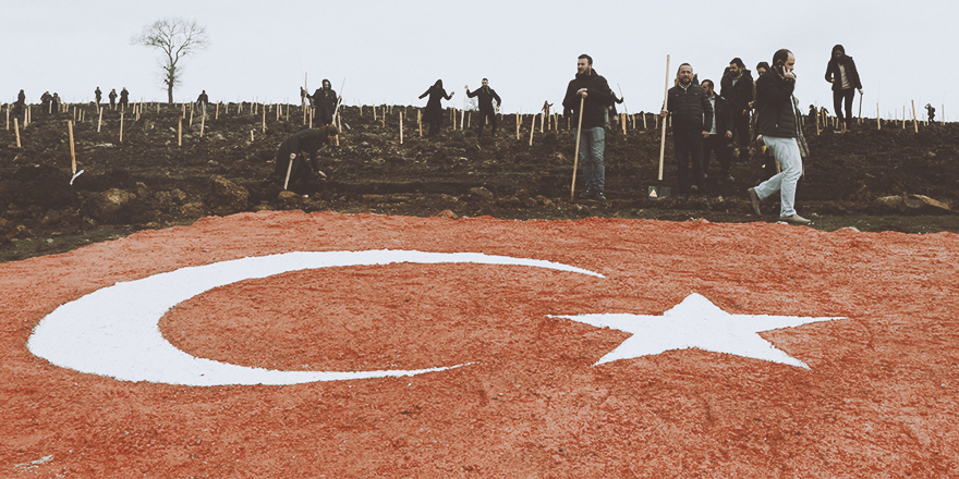 100.YIL KURTULUŞ ORMANI'NA 500 FİDAN