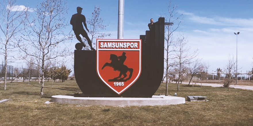 BATI PARK'A SAMSUNSPOR LOGOSU