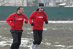 Hopaspor maçında sahada