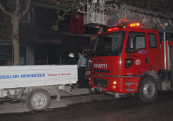 Yangın korkuttu