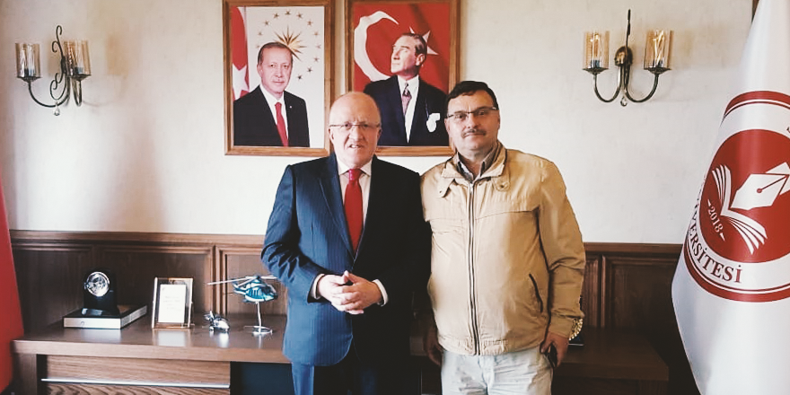REKTÖR AYDIN, BAHADIR'I AĞIRLADI