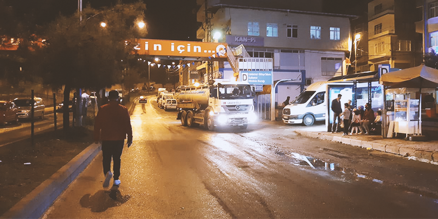 GECE BOYUNCA ÇALIŞMALAR SÜRDÜ