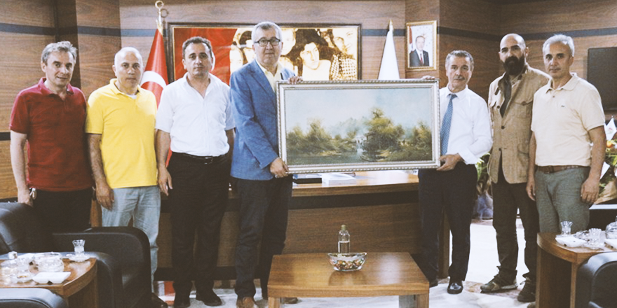EĞİTİM BİR SEN SAMSUN 2 NO'LU ŞUBE'DEN REKTÖR  ELMACI’YA ZİYARET