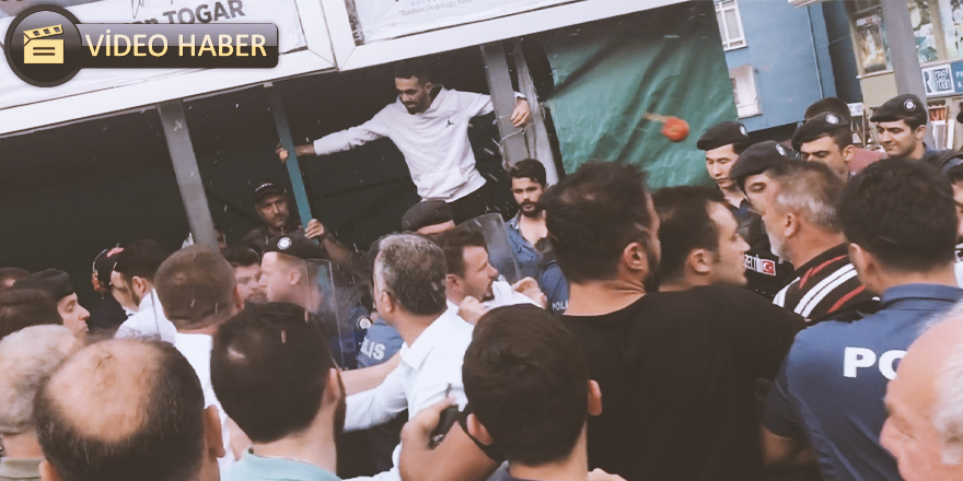 KAÇAK PAZAR TEZGAHINDA ARBEDE ÇIKTI