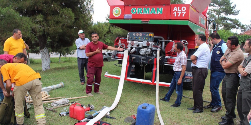 VEZİRKÖPRÜ YANGIN SEZONUNA HAZIR