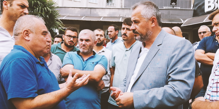 DOLMUSÇULAR TEPKİ GÖSTERDİ