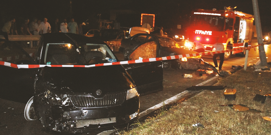 SAMSUN'DA FECİ KAZA