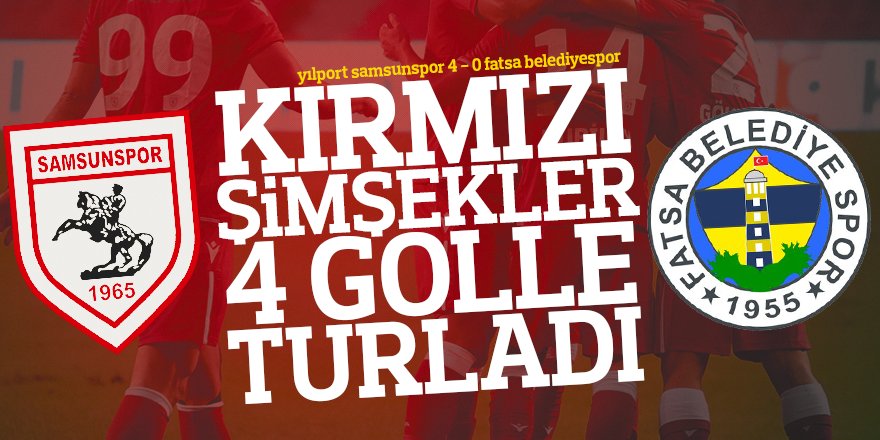 KIRMIZI ŞİMŞEKLER 4 GOLLE TURLADI!