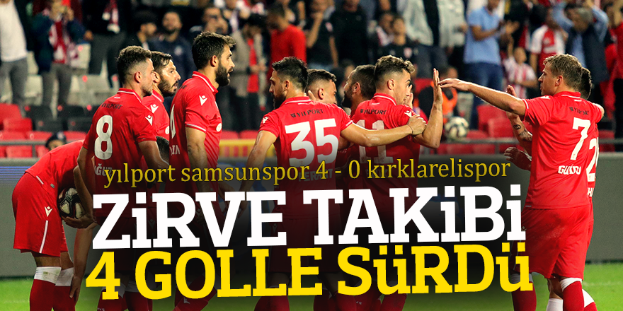 ZİRVE TAKİBİ 4 GOLLE SÜRDÜ