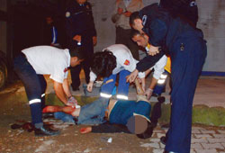 Tartışma kanlı bitti