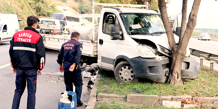 CANİK'TE TRAFİK KAZASI! 2 YARALI