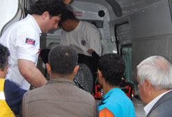 'Kaldırıma araç parkı' hastanelik etti