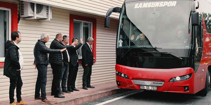 SAMSUNSPOR GÜMÜŞHANE'YE HAREKET ETTİ