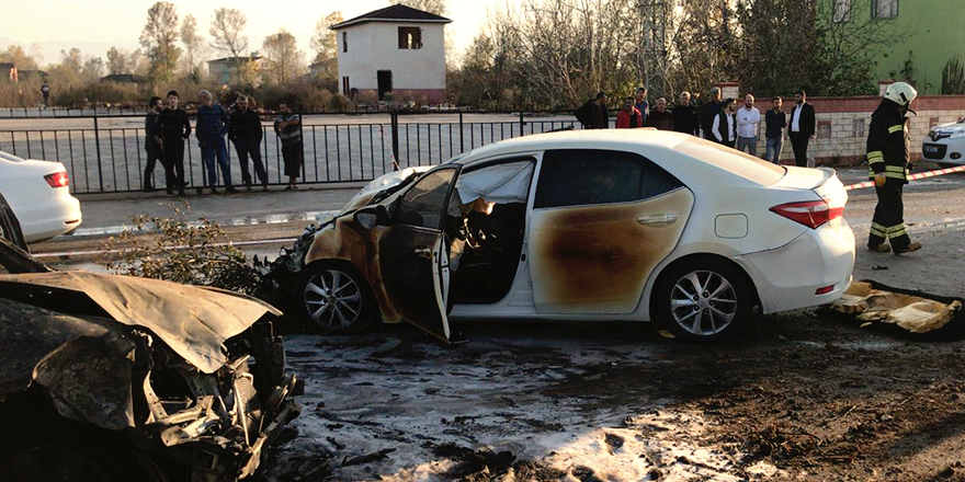 SAMSUN'DA FECİ KAZA!