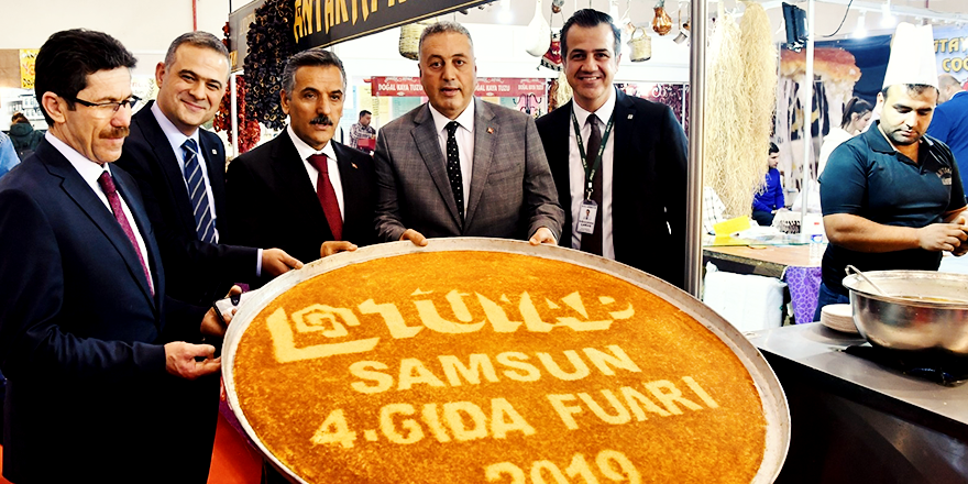 SAMSUN GIDA FUARI 4. KEZ KAPILARINI AÇTI