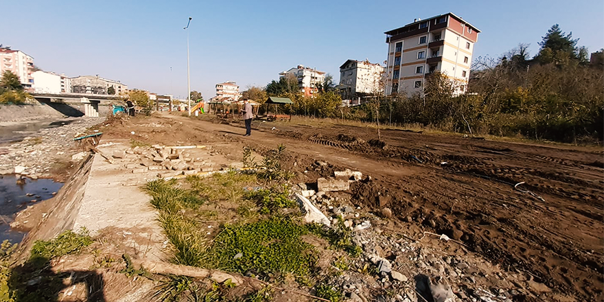 SELDE YIKILAN PARK YENİDEN YAPILIYOR