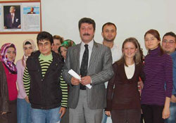 Canik'te kursiyerlere belge verildi