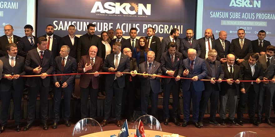 ASKON SAMSUN ŞUBESİ TÖRENLE AÇILDI