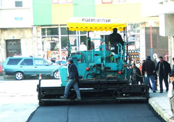 Gazi'den asfalt rekoru