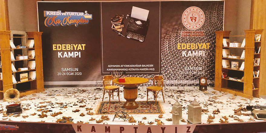 EDEBİYAT KAMPI SAMSUN'DA BAŞLIYOR