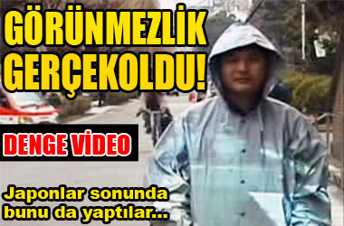 Görünmezlik gerçek oldu! ....