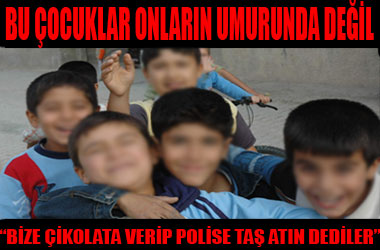 Hainler çocukları çikolatyla kandırıyor
