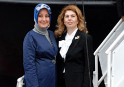 Hayrünnisa Gül,Samsun'u gezdi