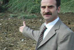 Gazi'den kurban hazırlığı