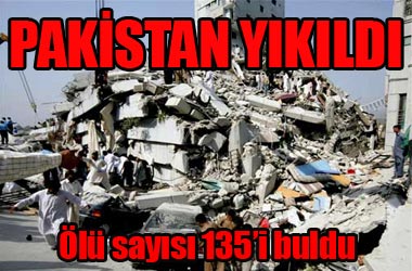 Pakistan'da şiddetli deprem