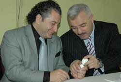 Kaldırım esnaf ile buluştu