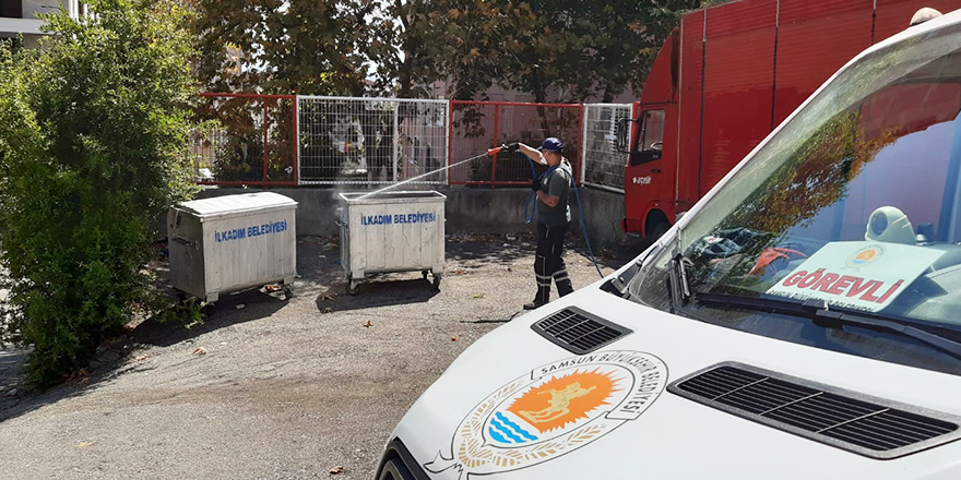 İLAÇLAMA ÇALIŞMALARI DEVAM EDİYOR