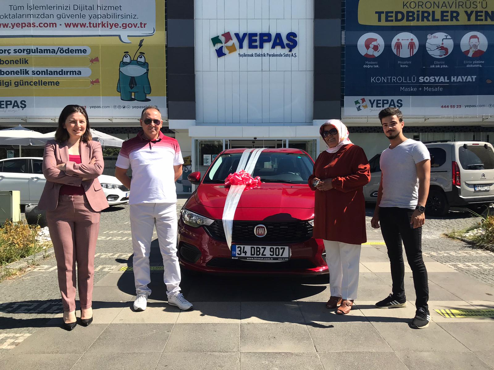 Elektrik Faturası Ödedi Araba Kazandı