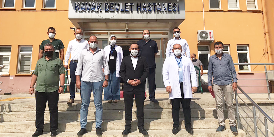 ASRİAD'DAN KAVAK DEVLET HASTANESİNE ZİYARET