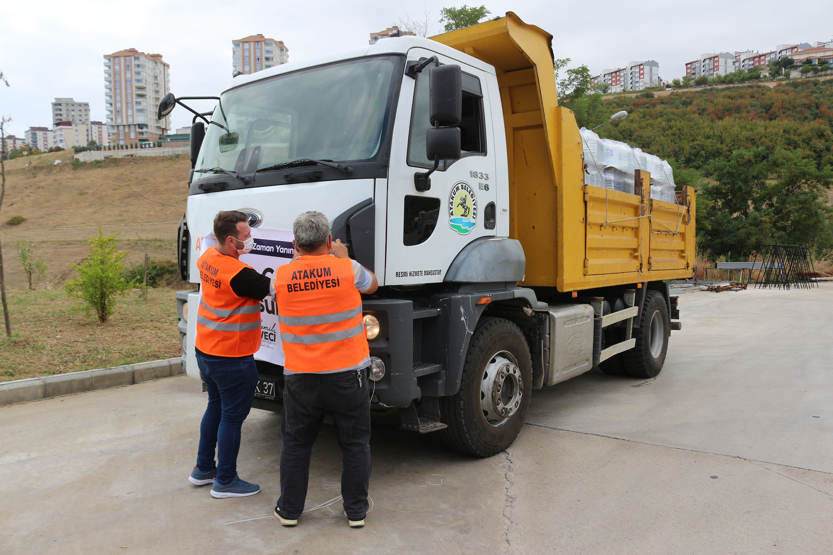 ATAKUM'DAN SEL MAĞDURU GİRESUN’A YARDIM ELİ